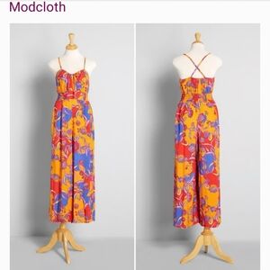 NWT Modcloth For the Love of Festival Season Jumpsuit